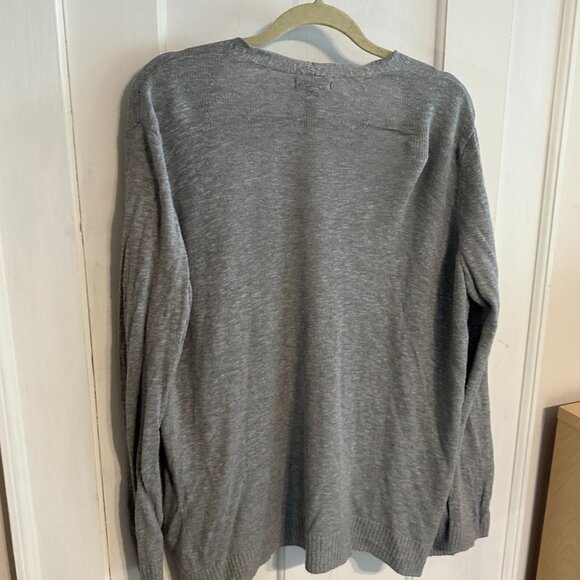| OLD NAVY | Gray Open Front Cardigan - Picture 8 of 9